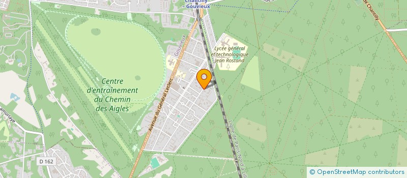 localisation de l'entreprise MONSIEUR SEBASTIEN VERSAVEL  CHANTILLY