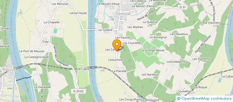 localisation de l'entreprise MONSIEUR SEBASTIEN VESPERTINO à TREMOLAT