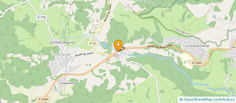 localisation de l'entreprise MONSIEUR SEBASTIEN VEYSSET  SAINT-GENES-CHAMPANELLE