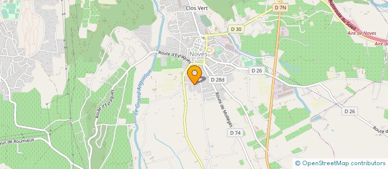 localisation de l'entreprise MONSIEUR SEBASTIEN VIAL  NOVES