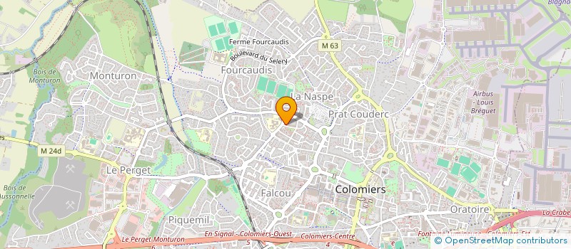 localisation de l'entreprise MONSIEUR SEBASTIEN VIAU à COLOMIERS