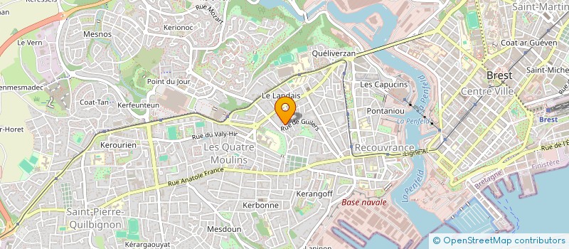 localisation de l'entreprise MONSIEUR SEBASTIEN VICTOR MAU FAUVEL à BREST