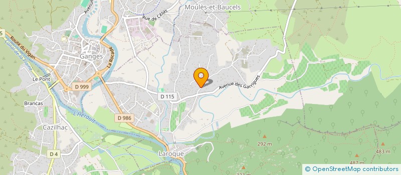 localisation de l'entreprise MONSIEUR SEBASTIEN VIDAL  LAROQUE