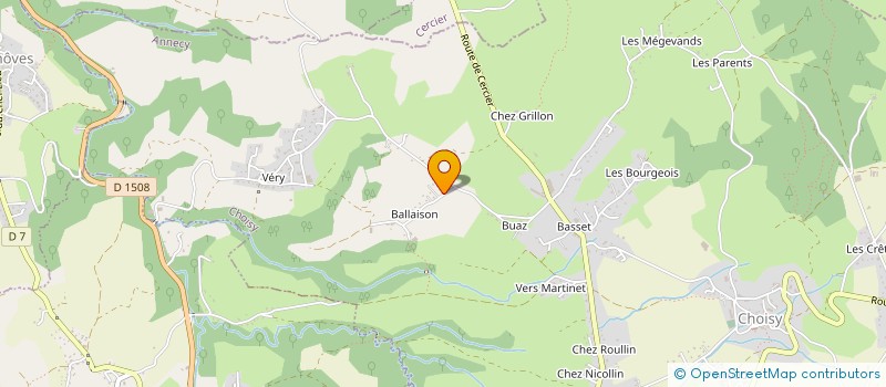 localisation de l'entreprise MONSIEUR SEBASTIEN VIDALE  CHOISY