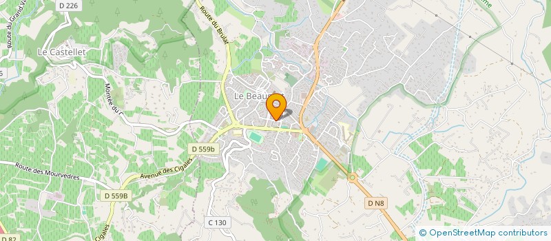 localisation de l'entreprise MONSIEUR SEBASTIEN VIGLIOLA  LE BEAUSSET