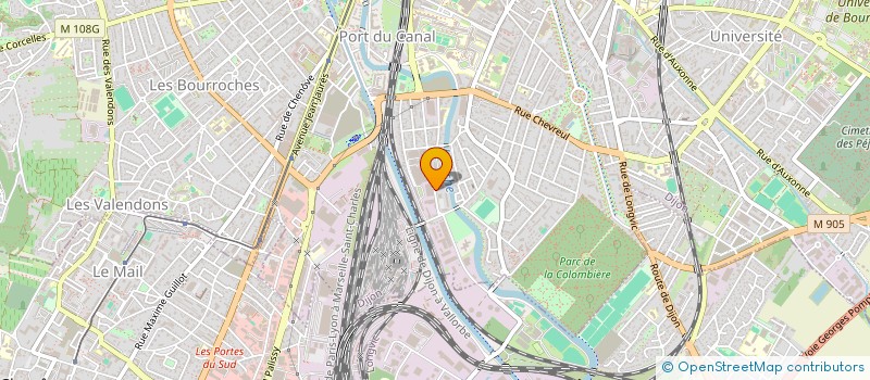 localisation de l'entreprise MONSIEUR SEBASTIEN VIGOUREUX  DIJON