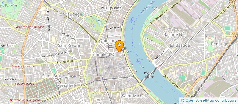 localisation de l'entreprise MONSIEUR SEBASTIEN VIGREUX  BORDEAUX