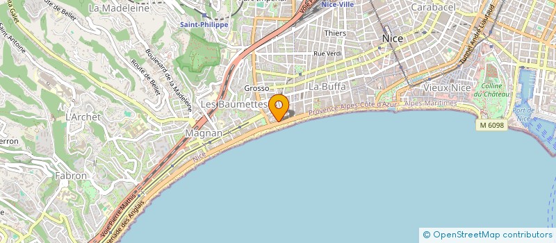 localisation de l'entreprise MONSIEUR SEBASTIEN VIGREUX  NICE