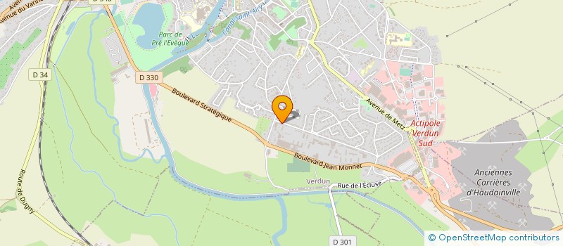 localisation de l'entreprise MONSIEUR SEBASTIEN VILLAGGI à VERDUN
