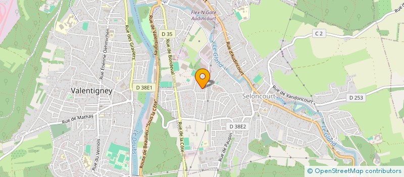 localisation de l'entreprise MONSIEUR SEBASTIEN VILLAREAL  SELONCOURT