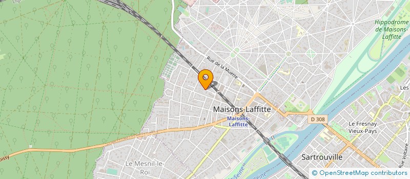 localisation de l'entreprise MONSIEUR SEBASTIEN VILLEGER à MAISONS-LAFFITTE