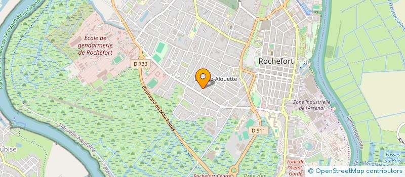 localisation de l'entreprise MONSIEUR SEBASTIEN VINCENT  ROCHEFORT