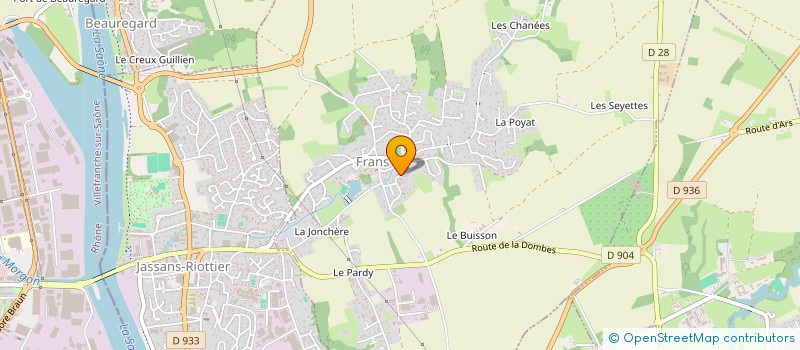 localisation de l'entreprise MONSIEUR SEBASTIEN VINCENT à FRANS
