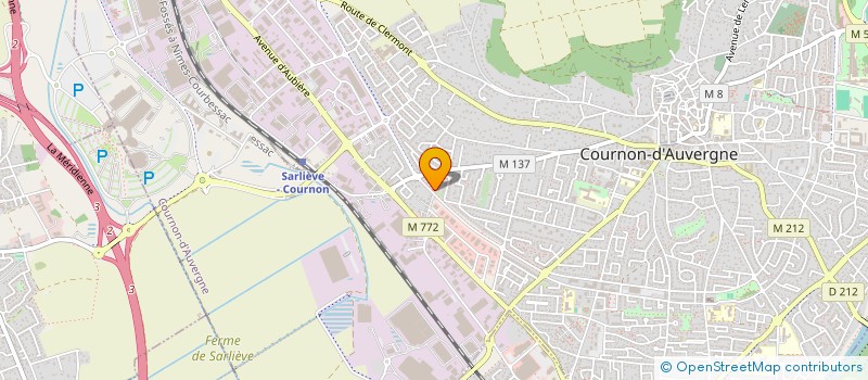 localisation de l'entreprise MONSIEUR SEBASTIEN VINCENT  COURNON-D'AUVERGNE