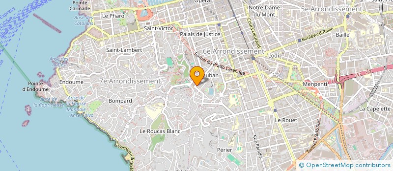 localisation de l'entreprise MONSIEUR SEBASTIEN VINCENTI à MARSEILLE