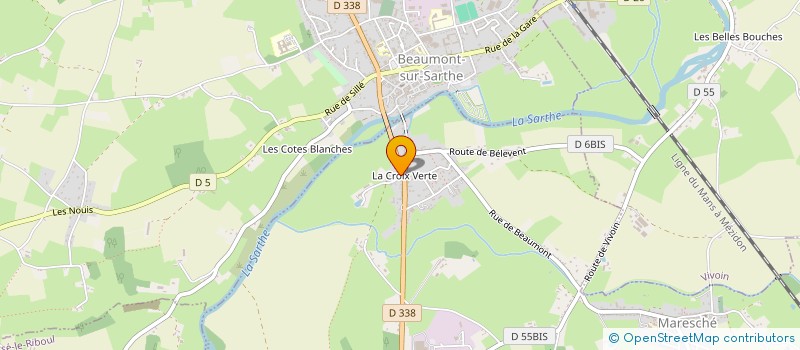 localisation de l'entreprise MONSIEUR SEBASTIEN VINCIGUERRA  SAINT-MARCEAU