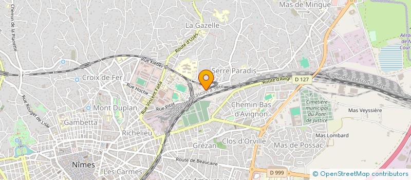 localisation de l'entreprise MONSIEUR SEBASTIEN VINOLO à NIMES