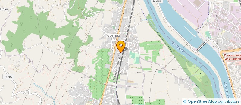 localisation de l'entreprise MONSIEUR SEBASTIEN VINSON  CORNAS