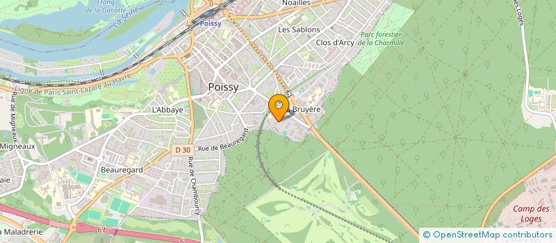 localisation de l'entreprise MONSIEUR SEBASTIEN VIOLLEAU  POISSY