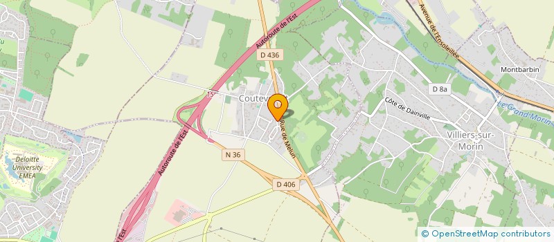 localisation de l'entreprise MONSIEUR SEBASTIEN VIRARD  COUTEVROULT