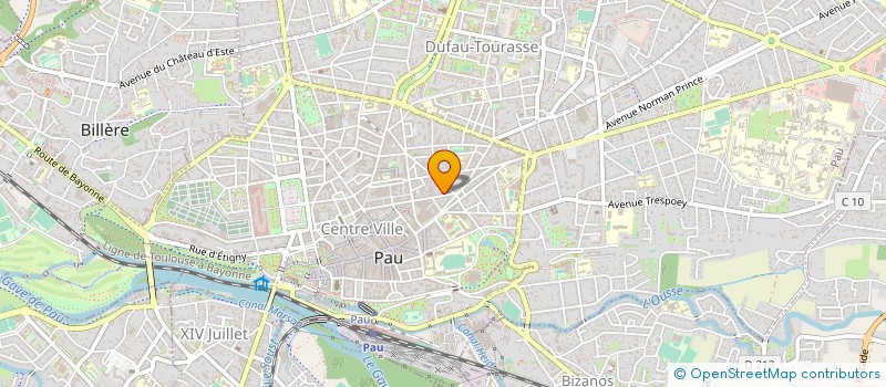 localisation de l'entreprise MONSIEUR SEBASTIEN VITINI à PAU
