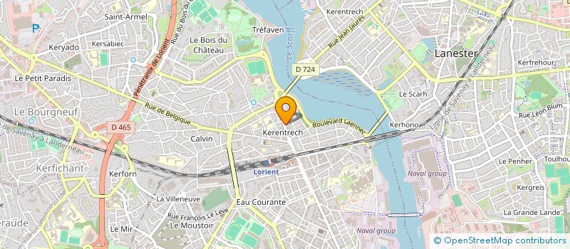 localisation de l'entreprise MONSIEUR SEBASTIEN VIVIER  LORIENT