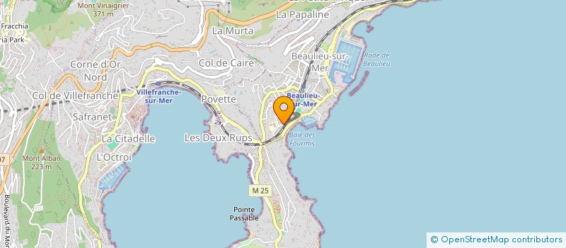 localisation de l'entreprise MONSIEUR SEBASTIEN VOILLEMOT  BEAULIEU-SUR-MER