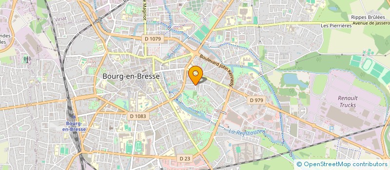 localisation de l'entreprise MONSIEUR SEBASTIEN VOISIN  BOURG-EN-BRESSE