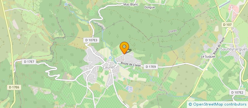 localisation de l'entreprise MONSIEUR SEBASTIEN VOLUHER  LAURET