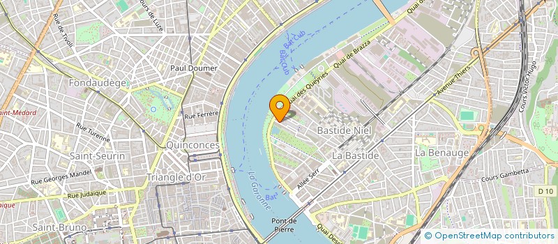 localisation de l'entreprise MONSIEUR SEBASTIEN VONIER à BORDEAUX