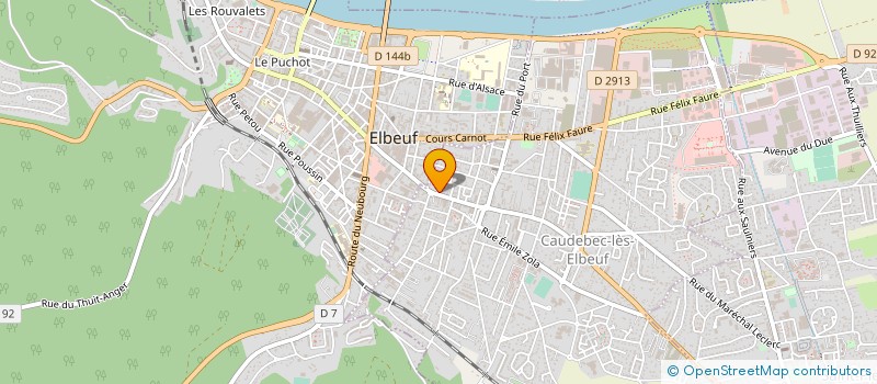 localisation de l'entreprise MONSIEUR SEBASTIEN VOUIN  CAUDEBEC-LES-ELBEUF