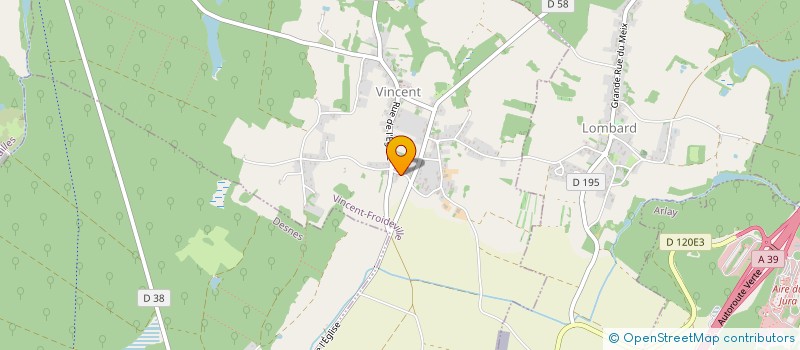 localisation de l'entreprise MONSIEUR SEBASTIEN VUILLAMY à VINCENT-FROIDEVILLE