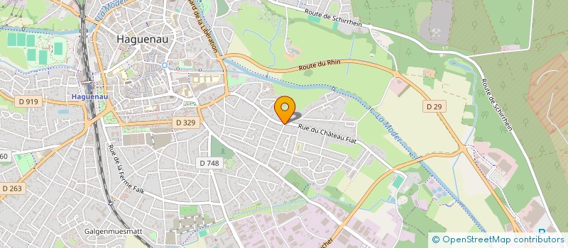 localisation de l'entreprise MONSIEUR SEBASTIEN VUILLEMIN  HAGUENAU