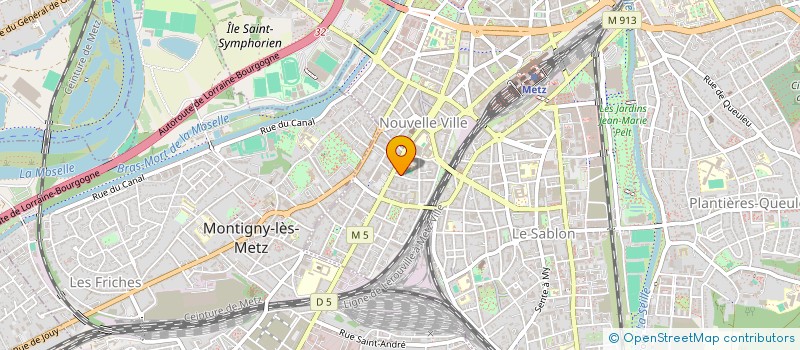 localisation de l'entreprise MONSIEUR SEBASTIEN WAGNER à METZ