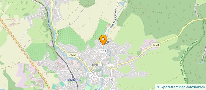 localisation de l'entreprise MONSIEUR SEBASTIEN WALTER  REICHSHOFFEN