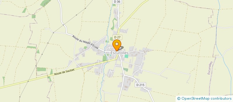 localisation de l'entreprise MONSIEUR SEBASTIEN WARCOIN  ESCUROLLES