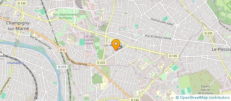 localisation de l'entreprise MONSIEUR SEBASTIEN WARGNY  CHAMPIGNY-SUR-MARNE