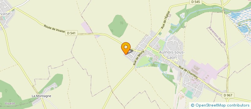 localisation de l'entreprise MONSIEUR SEBASTIEN WASNIEWSKI  AULNOIS-SOUS-LAON