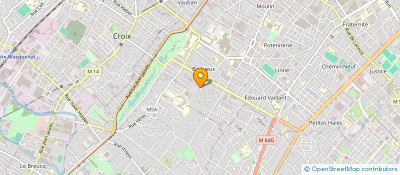 localisation de l'entreprise MONSIEUR SEBASTIEN WATRELOT à ROUBAIX
