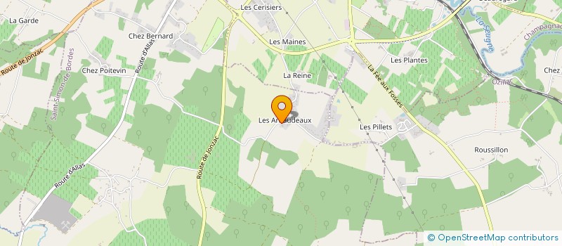 localisation de l'entreprise MONSIEUR SEBASTIEN WEAVER  SAINT-SIMON-DE-BORDES