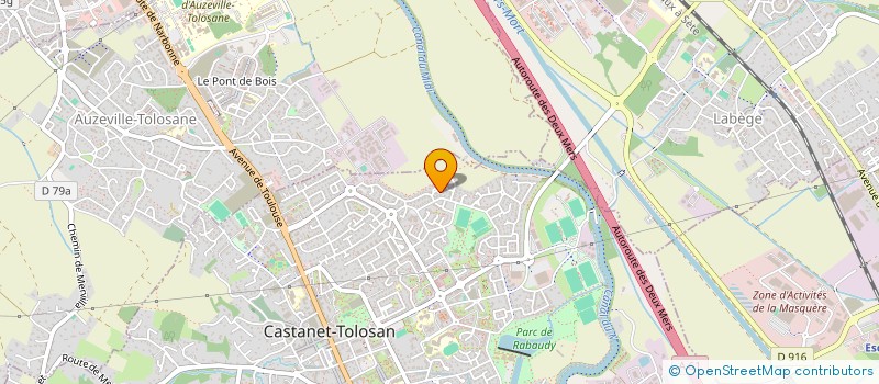 localisation de l'entreprise MONSIEUR SEBASTIEN WEBER à CASTANET-TOLOSAN