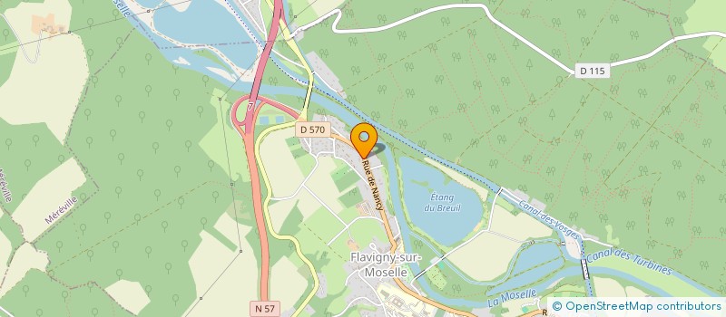 localisation de l'entreprise MONSIEUR SEBASTIEN WECKERING  FLAVIGNY-SUR-MOSELLE