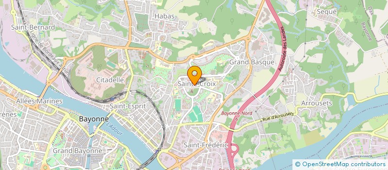 localisation de l'entreprise MONSIEUR SEBASTIEN WEISSE  BAYONNE