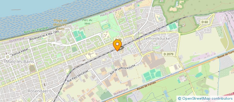 localisation de l'entreprise MONSIEUR SEBASTIEN WENGEL à DUNKERQUE