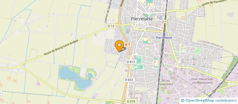 localisation de l'entreprise MONSIEUR SEBASTIEN WERTH  PIERRELATTE