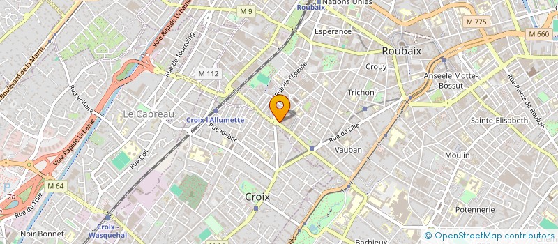 localisation de l'entreprise MONSIEUR SEBASTIEN WILLAISME à ROUBAIX