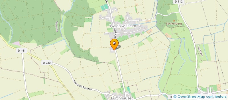 localisation de l'entreprise MONSIEUR SEBASTIEN WISHAUPT  WALDOLWISHEIM