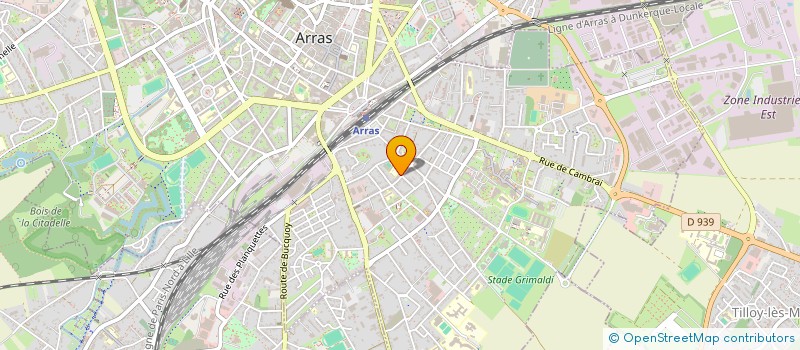 localisation de l'entreprise MONSIEUR SEBASTIEN WOLF à ARRAS
