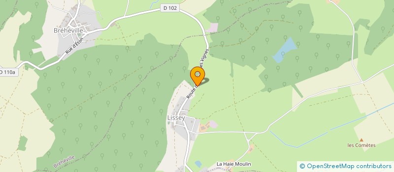 localisation de l'entreprise MONSIEUR SEBASTIEN WOLFF à LISSEY