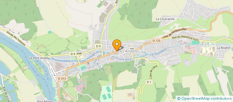 localisation de l'entreprise MONSIEUR SEBASTIEN WUILQUE  LES ANDELYS